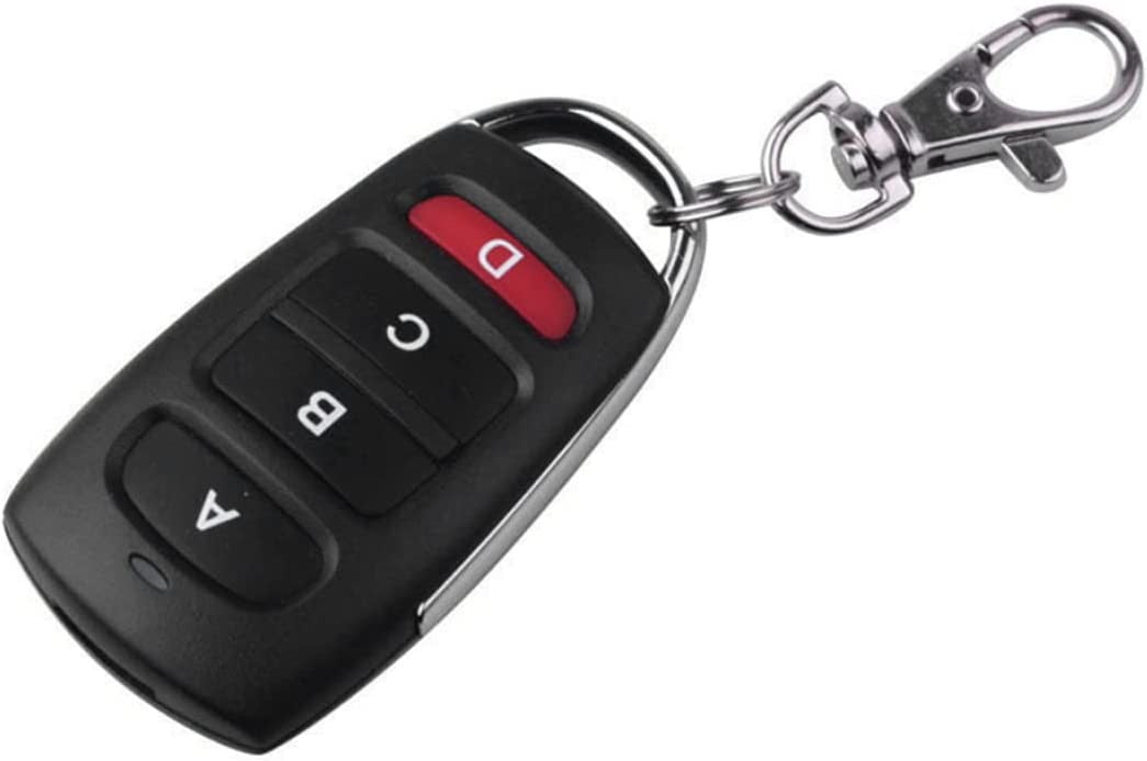 Buyrouth 433MHz Universal Garage Remote Control 4-Button Fixed Code