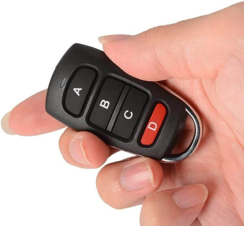 Buyrouth 433MHz Universal Garage Remote Control 4-Button Fixed Code