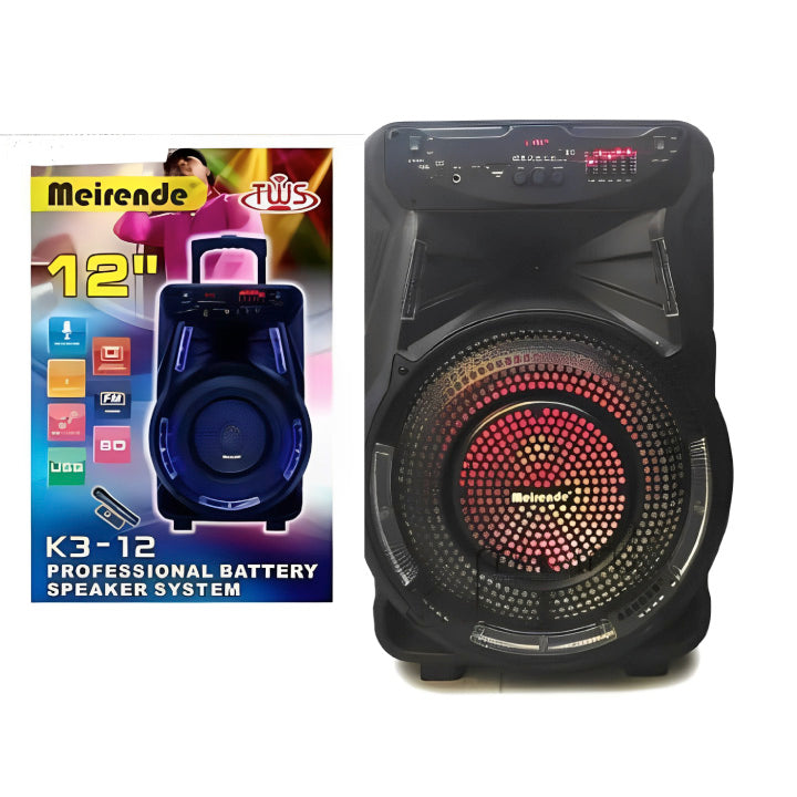 Meirende K3-12 Portable Karaoke Speaker with Microphone 35W
