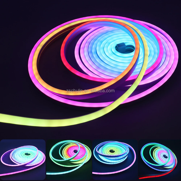 Smart voice interactive RGB neon rope led remote/app activated 5 Mtr.